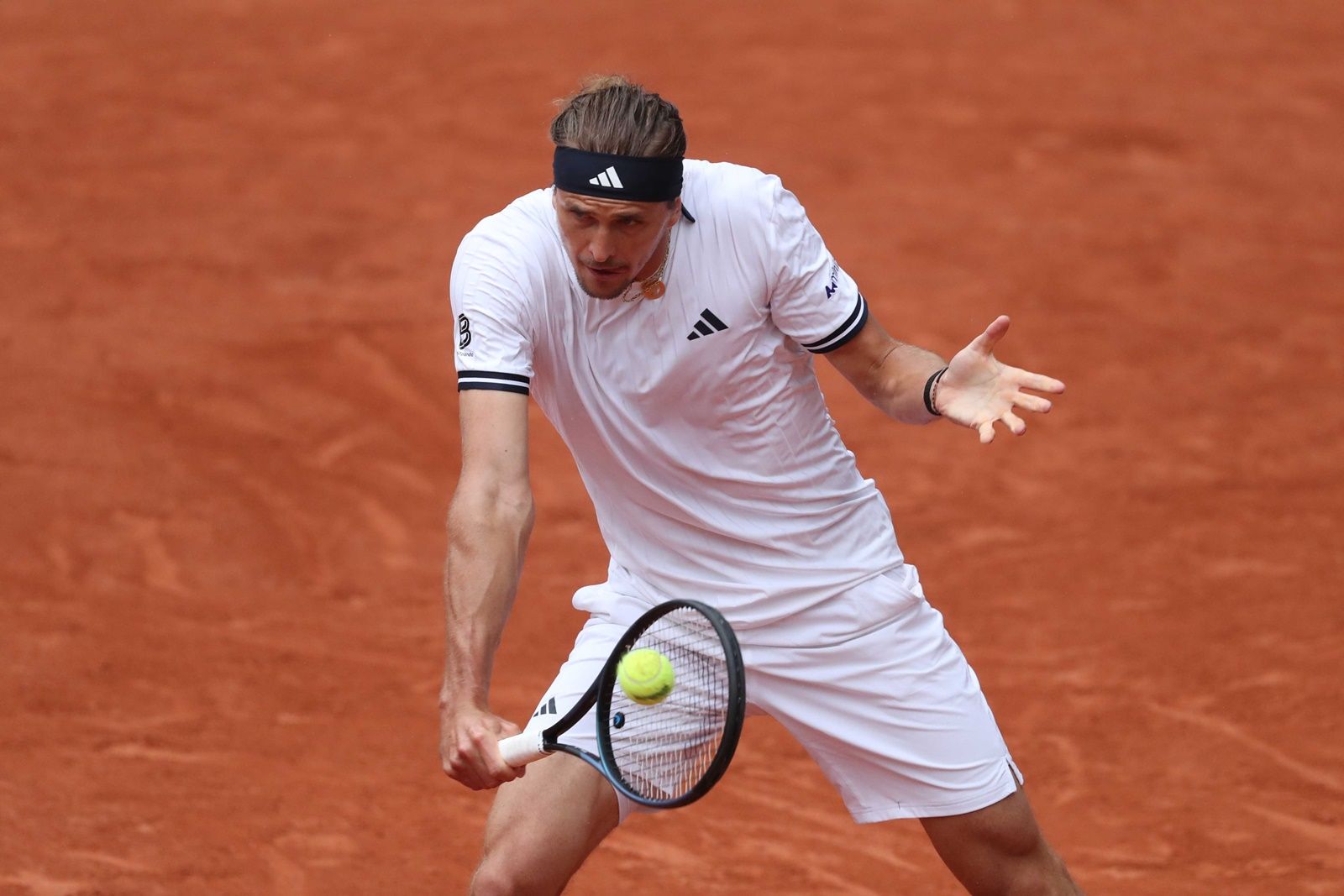 Alexander Zverev nella foto - Foto Patrick Boren