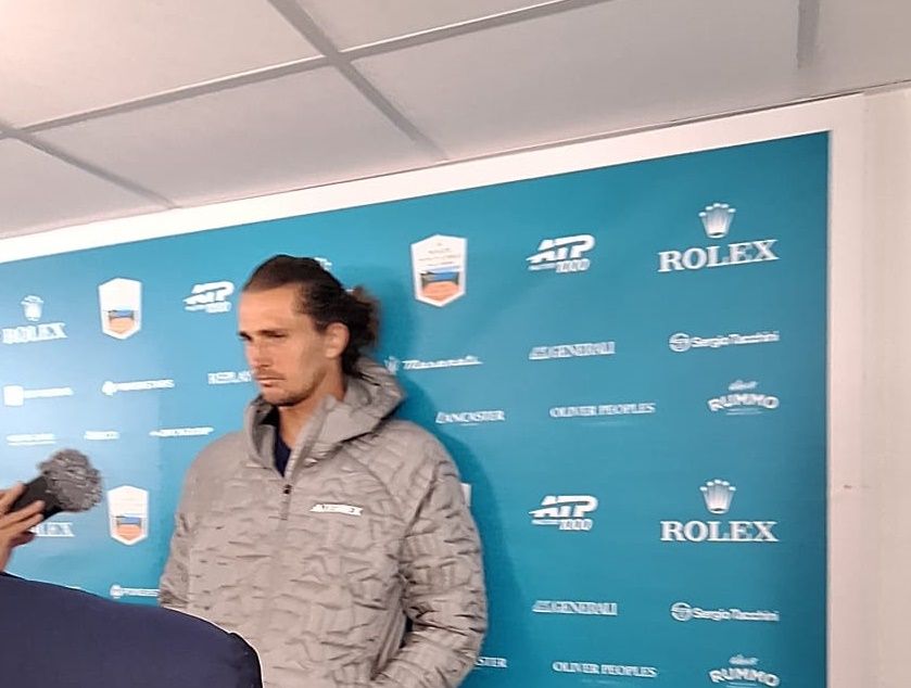 Alexander Zverev nella foto - Foto Patrick Boren