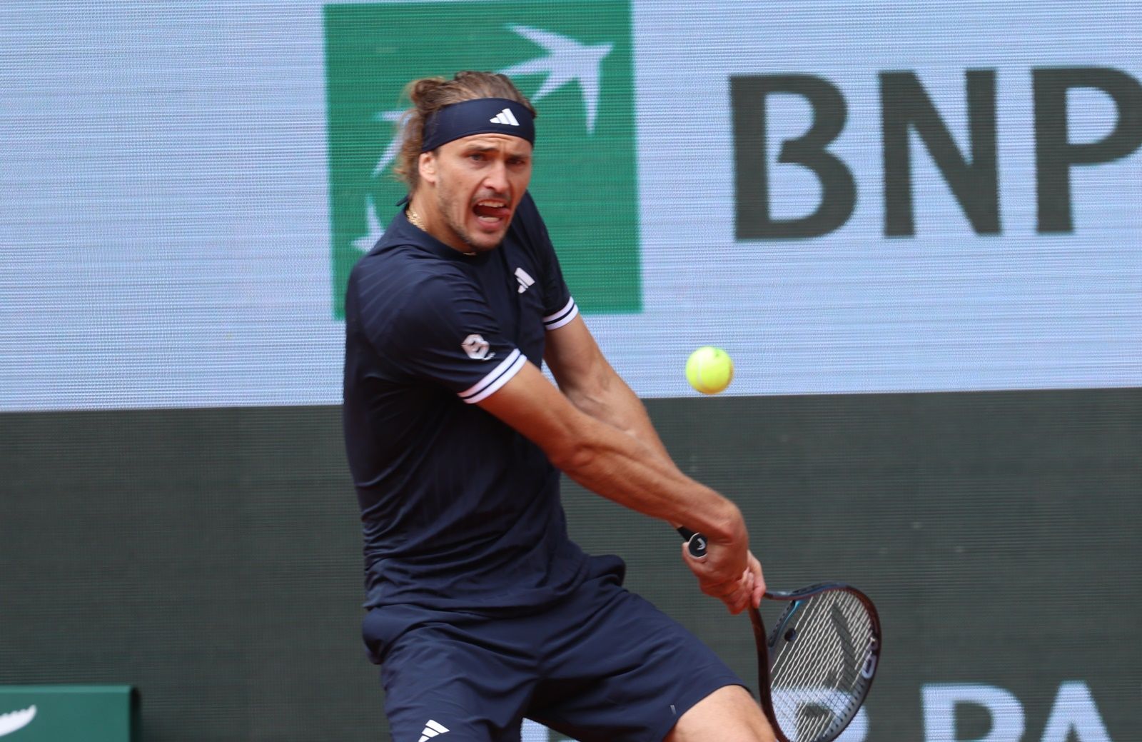 Alexander Zverev nella foto - Foto Patrick Boren