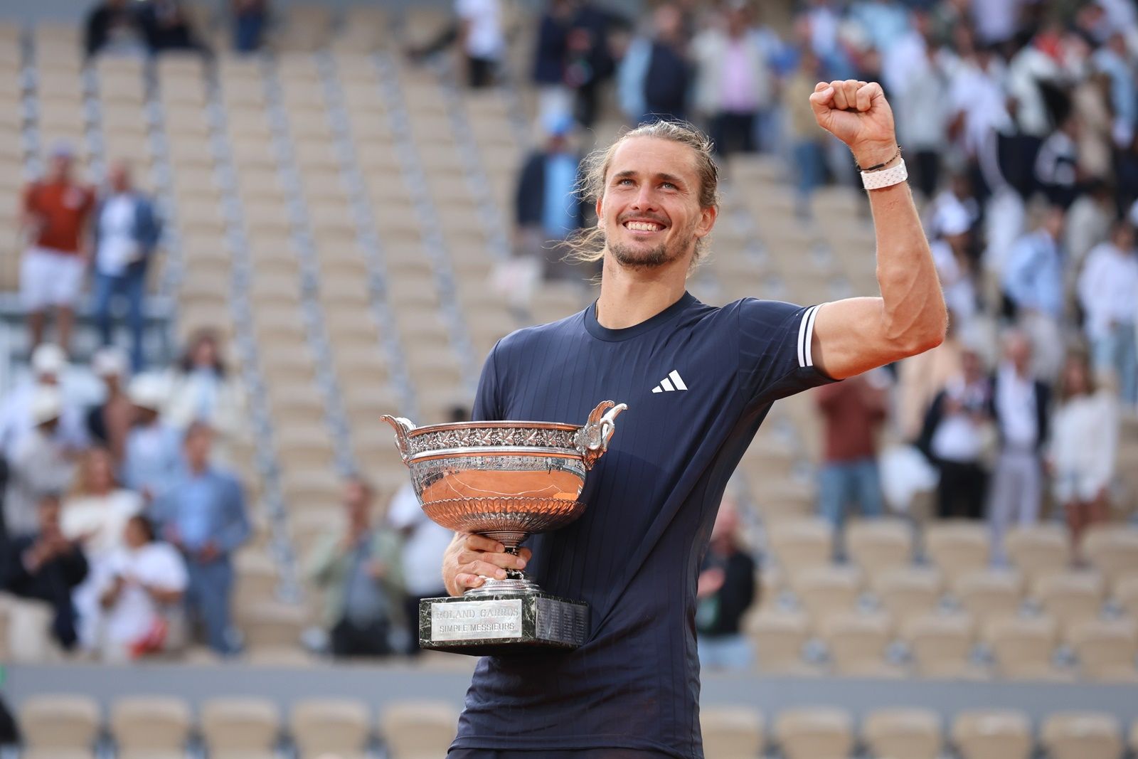 Alexander Zverev nella foto - Foto Patrick Boren