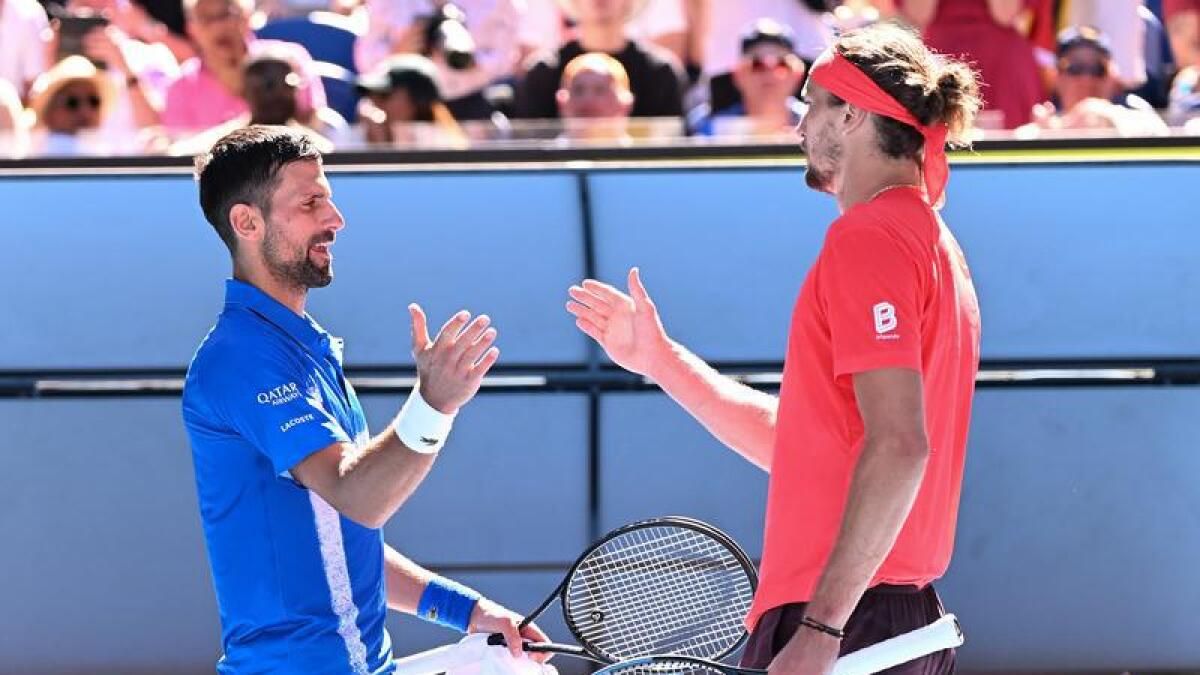 Novak Djokovic e Alexander Zverev