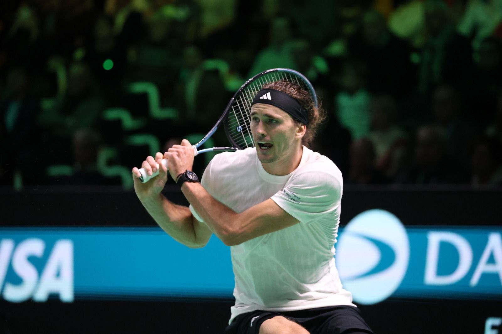 Alexander Zverev nella foto (foto Brigitte Grassotti)